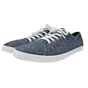 Keds Canvas Blue Denim Jean Sneakers Shoes WF56877 - Women's Size 8 M Casual